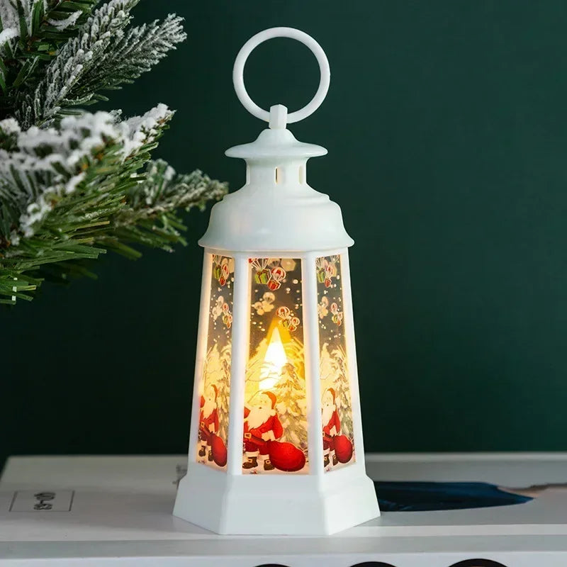 Bring Christmas Magic Home Lighted Snow Globe Lanterns That Sparkle & Glow! Tiny Snowfall, Big Holiday Joy LED Snow Globe Lantern for Christmas Cheer!