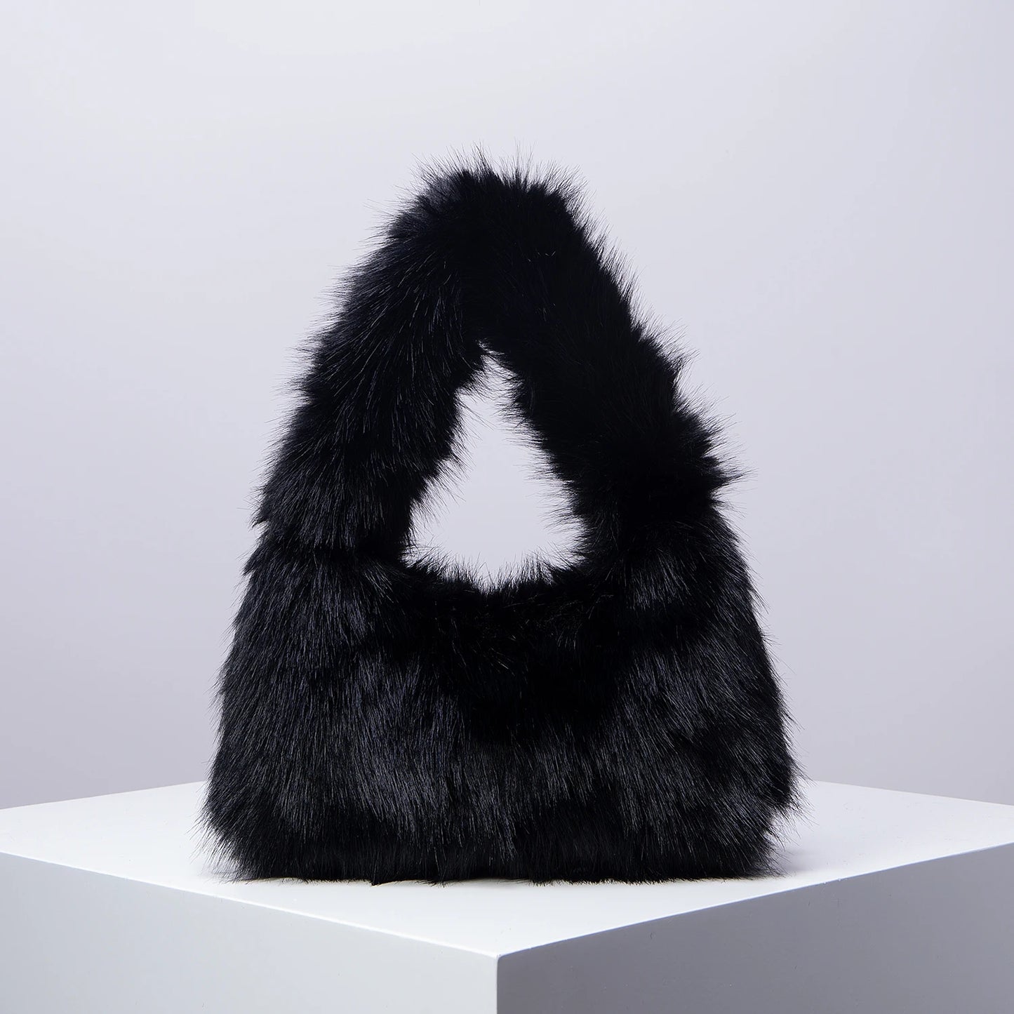 Premium Plush 2026 Hobo Handbag Sexy, Trendy & Perfect for Vacation or Daily Glam , Fuzz Shoulder Bag High-Quality, Cute & Dopamine-Style Chic