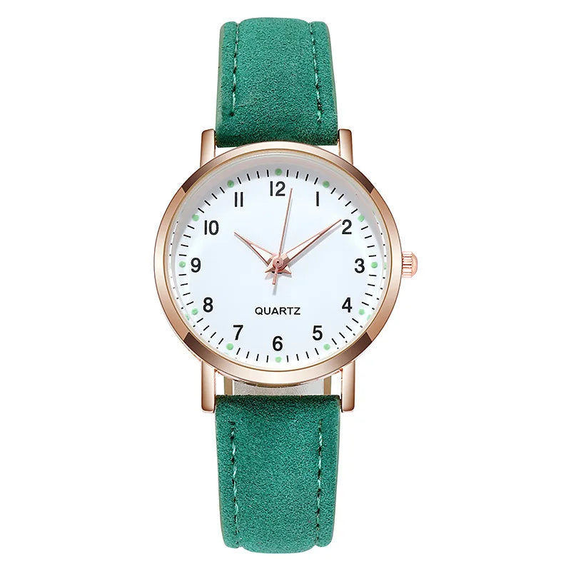 Luxury Leather Quartz Watch for Women Elegant 2026 Backlight Wristwatch Trendy, Durable & Must-Have Accessory , Premium Women’s Fashion Watch Look Luxurious, Feel Confident, Get Compliments