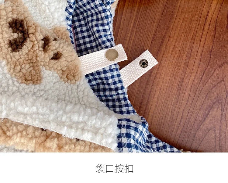 Plush Bear Shoulder Bag Soft, Cute & Ultra Trendy , Premium Large Capacity Plush Tote  Fashionable, Fun & Practical