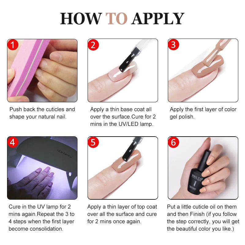 NAILCO Gel Polish 15ml Red & Pink 2026 Style Nails, Soak-Off Gel Polish for Long-Lasting, Flawless, Transform Your Nails with NAILCO Gel Polish Shine, Slay & Stay Perfect! Trendy 2026 Colors,