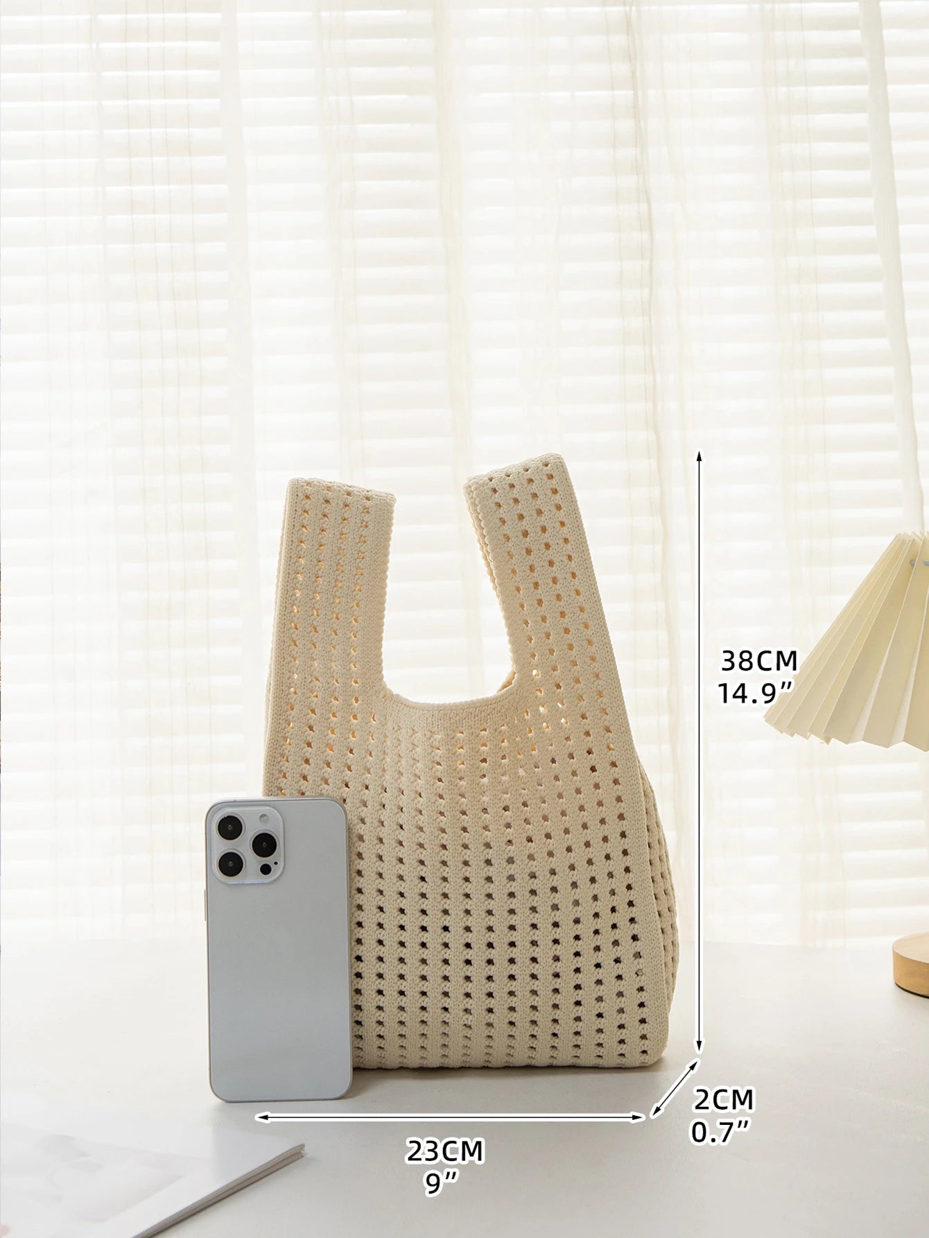 Handmade Knit Wrist Bag Cute, Trendy, Premium Mini Knot Tote Stylish, Colorful & Perfect for Daily Outings