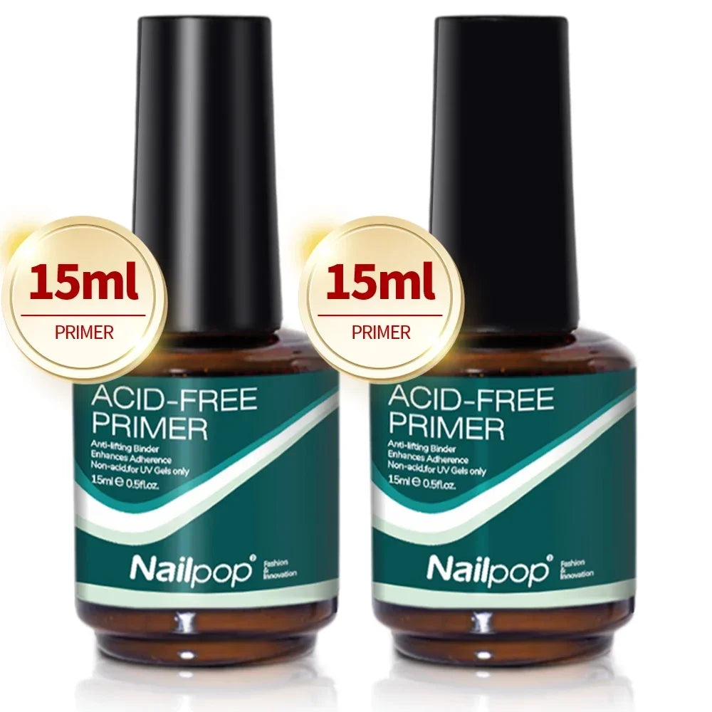 Nailpop Acid-Free Nail Prep 2026 Edition, Nailpop Primer & Dehydrator for Acrylic & Gel, Upgrade Your Manicure Game Nailpop 2026 Fast-Dry Prep Kit for Pro Results, Stronger, Longer-Lasting Nails, Perfect Bond, Perfect Nails,