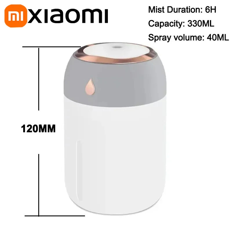 High Quality 2026 Xiaomi Mini Car Portable Air Humidifier Electric Aroma Diffuser LED Cool Light Mist For Home Car Aromatherapy Plant Purifier