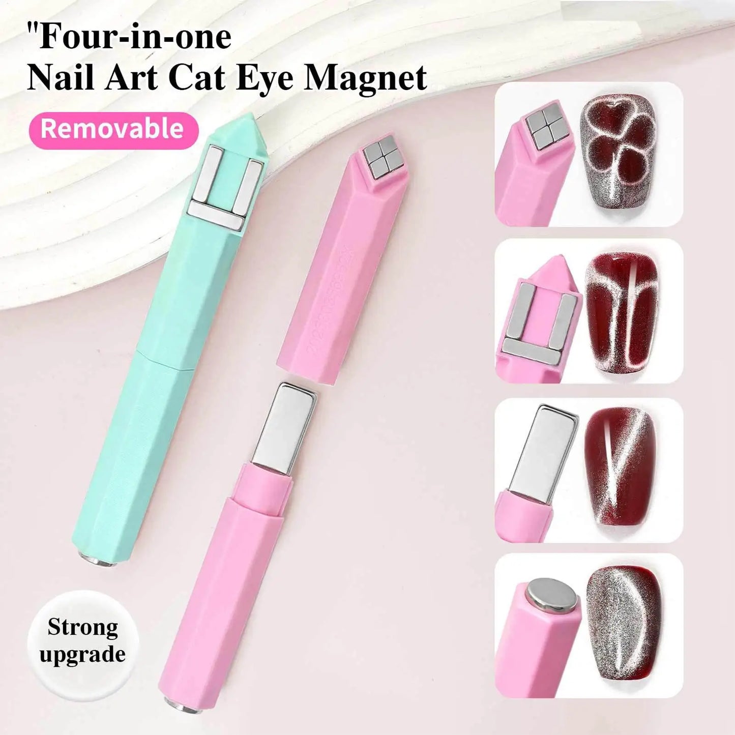 Nail Magnet Kit Create Stunning Cat’s Eye Gel Nails 2026 Style!, Magnetic Nail Art Made Easy Trendy & Instagram-Ready for 2026!, Create Stunning 3D Cat’s Eye Effects Compact Magnet for Perfect Nails