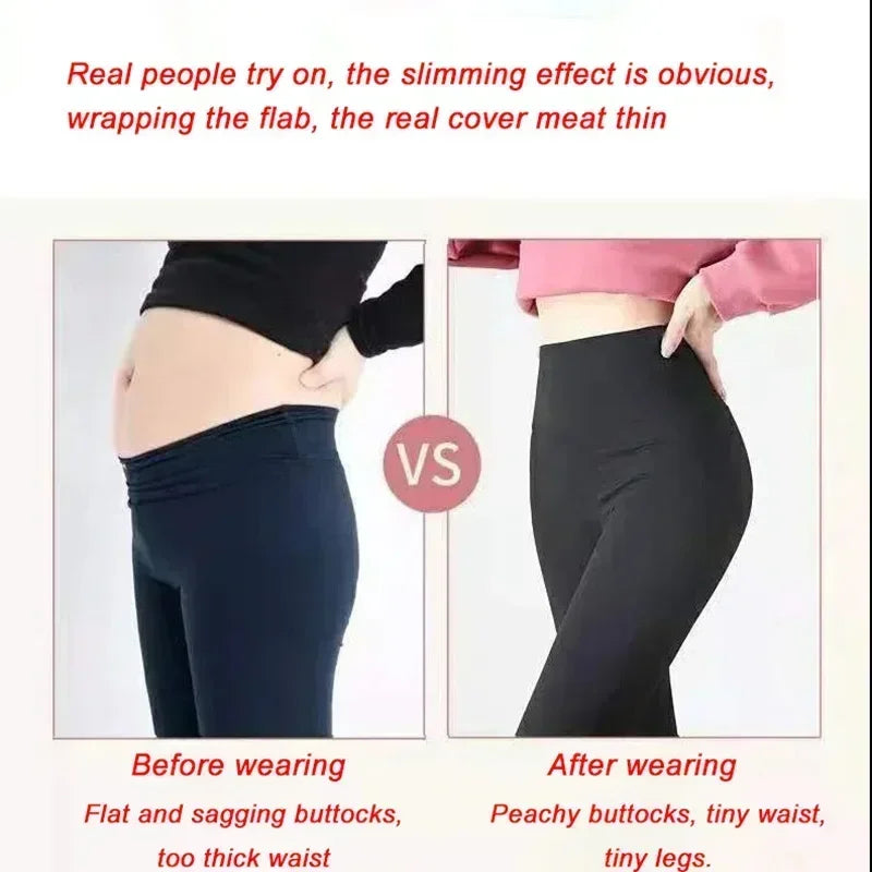 Premium Shark Pants for Women High Waisted, Hip Lifting & Trendy Yoga Leggings, Sexy & Slimming! Belly Lift Black Shark Leggings for Spring, Autumn & Winter,