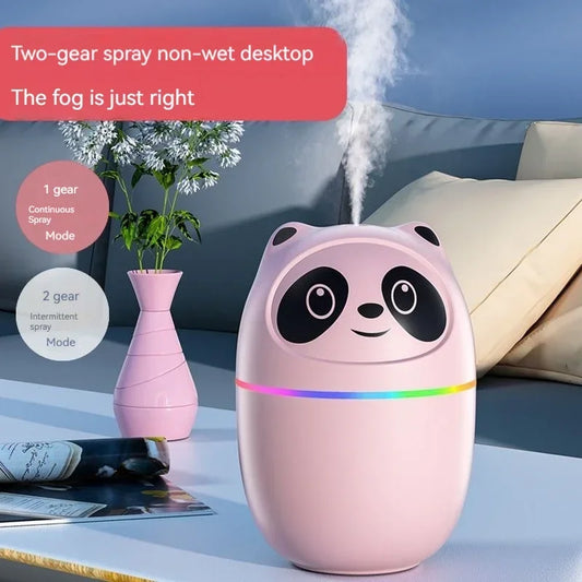 Brand New 2026 EDITION Small Portable Humidifier For Office Car Usb Portable Air Humidifier Diffuser Home Bedroom Humidifier ‌Adorable Bear Humidifier USB Aromatherapy Diffuser + Night Light, Essential Oil Gift
