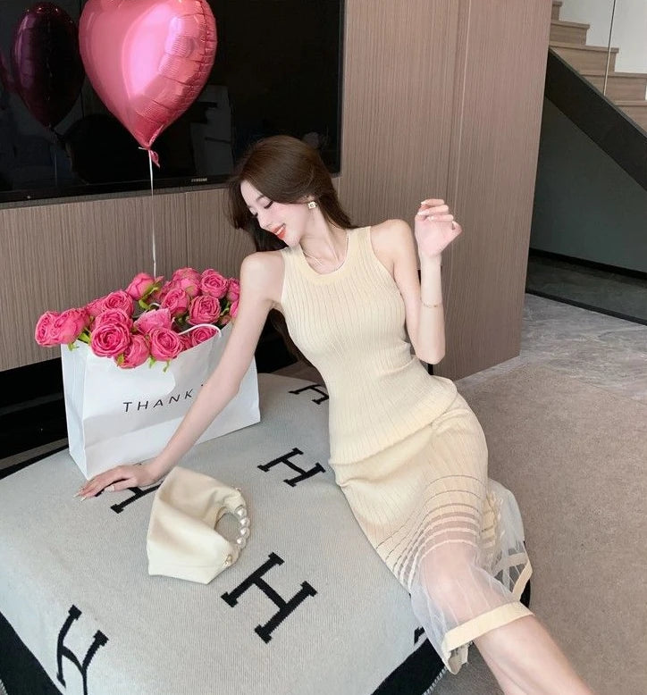 Boho Glam 2026 Sleeveless Crochet Midi Dress for Trendy Women Who Love Comfort & Style Luxe Sexy Crochet Knitted Midi Dress Breathable, Premium & Effortlessly Chic