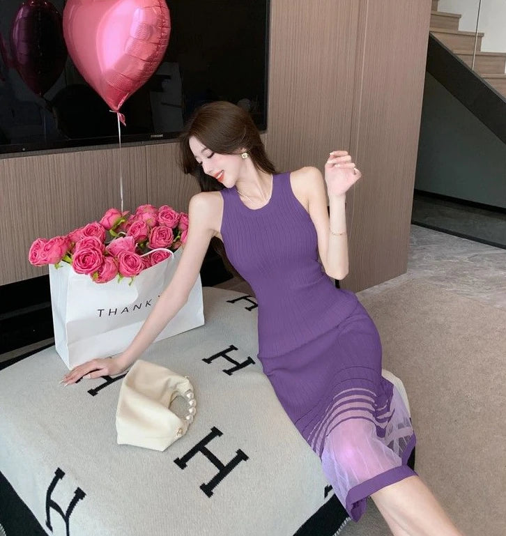 Boho Glam 2026 Sleeveless Crochet Midi Dress for Trendy Women Who Love Comfort & Style Luxe Sexy Crochet Knitted Midi Dress Breathable, Premium & Effortlessly Chic