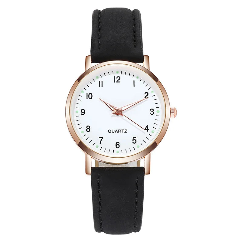 Luxury Leather Quartz Watch for Women Elegant 2026 Backlight Wristwatch Trendy, Durable & Must-Have Accessory , Premium Women’s Fashion Watch Look Luxurious, Feel Confident, Get Compliments