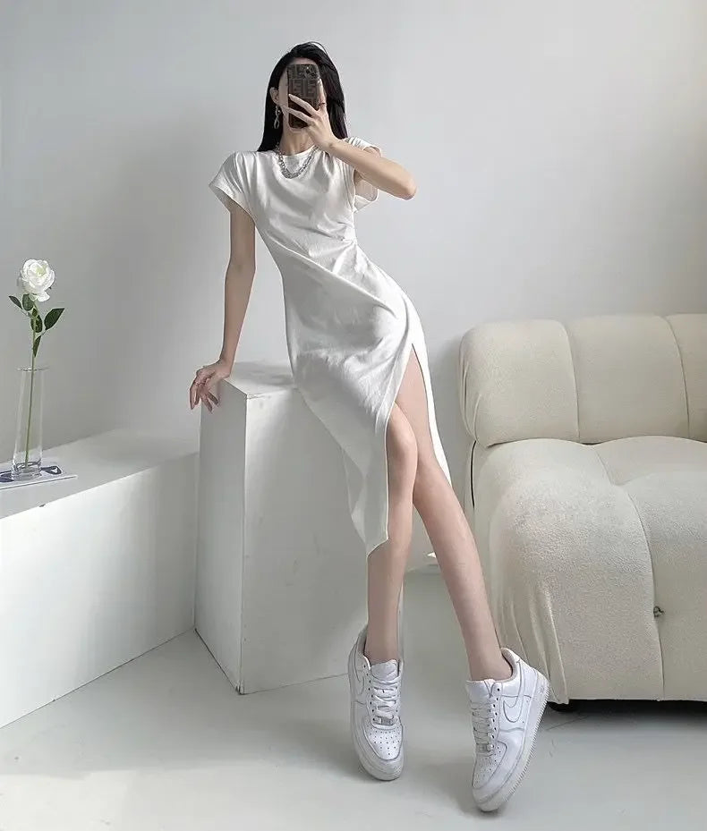 Luxury Cotton White Dress 2026 Pretty, Slimming & Effortlessly Stylish for Modern Women White or Black Midi Dress  Elegant, Premium & Perfectly Feminine for Every Occasion