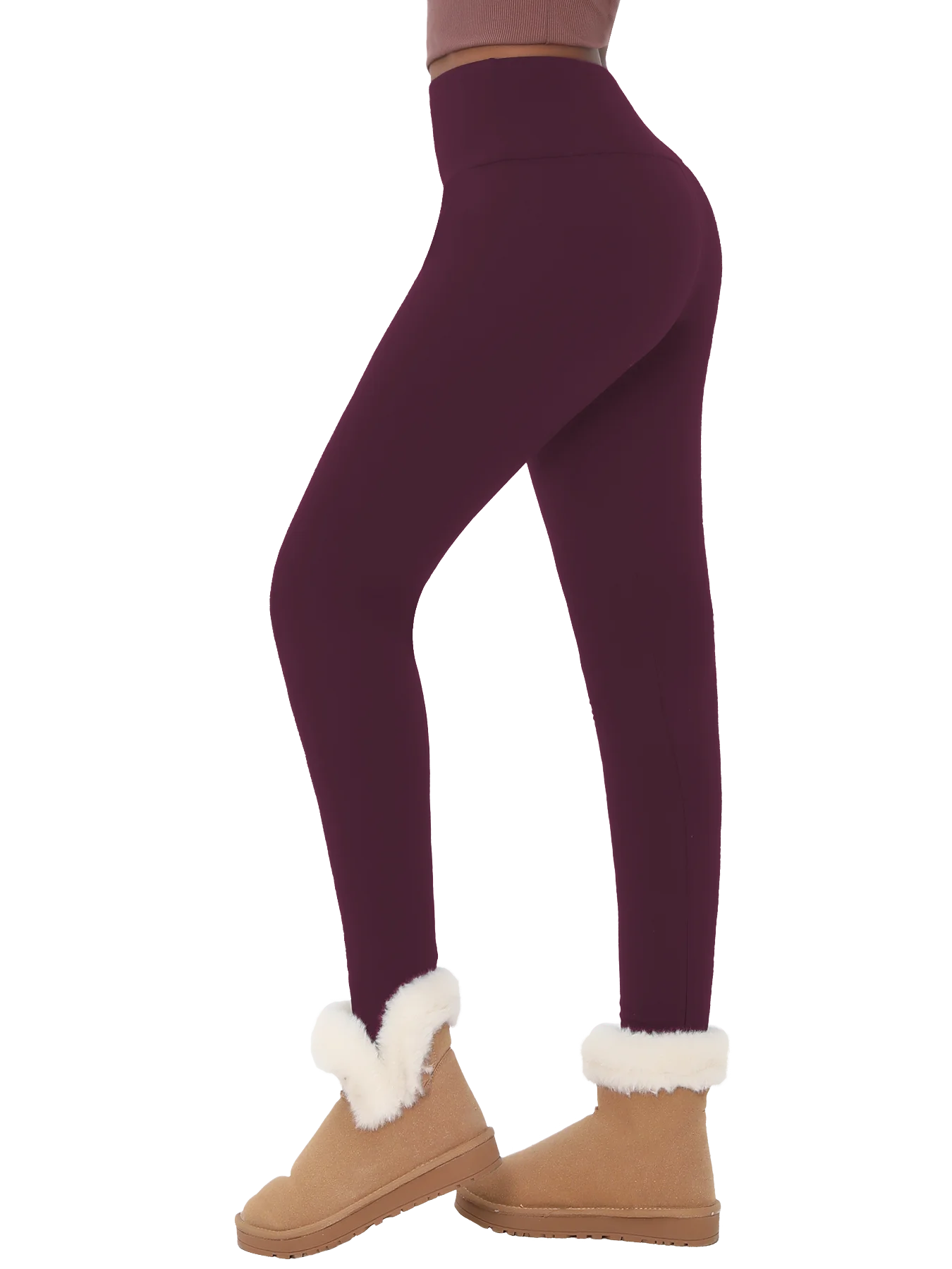 High Quality 2026 Winter Edition Womens Thermal Fleece Lined High Waisted Leggings. Workout Winter Warm Thick Tights Soft Yoga Pants