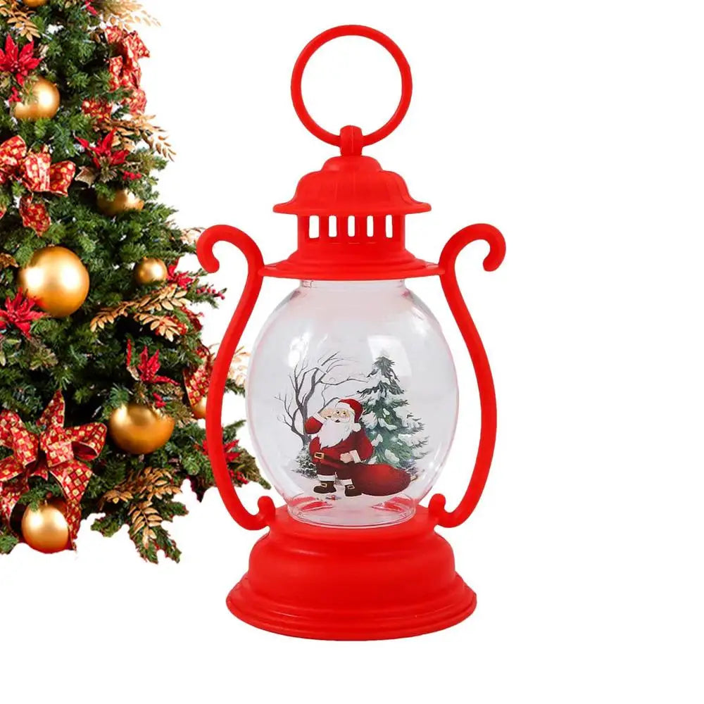 Bring the North Pole Home Adorable LED Snowman & Santa Lanterns for Pure Christmas Vibes! Let It Glow! Festive Christmas Lanterns with Santa & Snowman ,The Cutest Gift This Holiday! , Magical Christmas Lanterns That Light Up