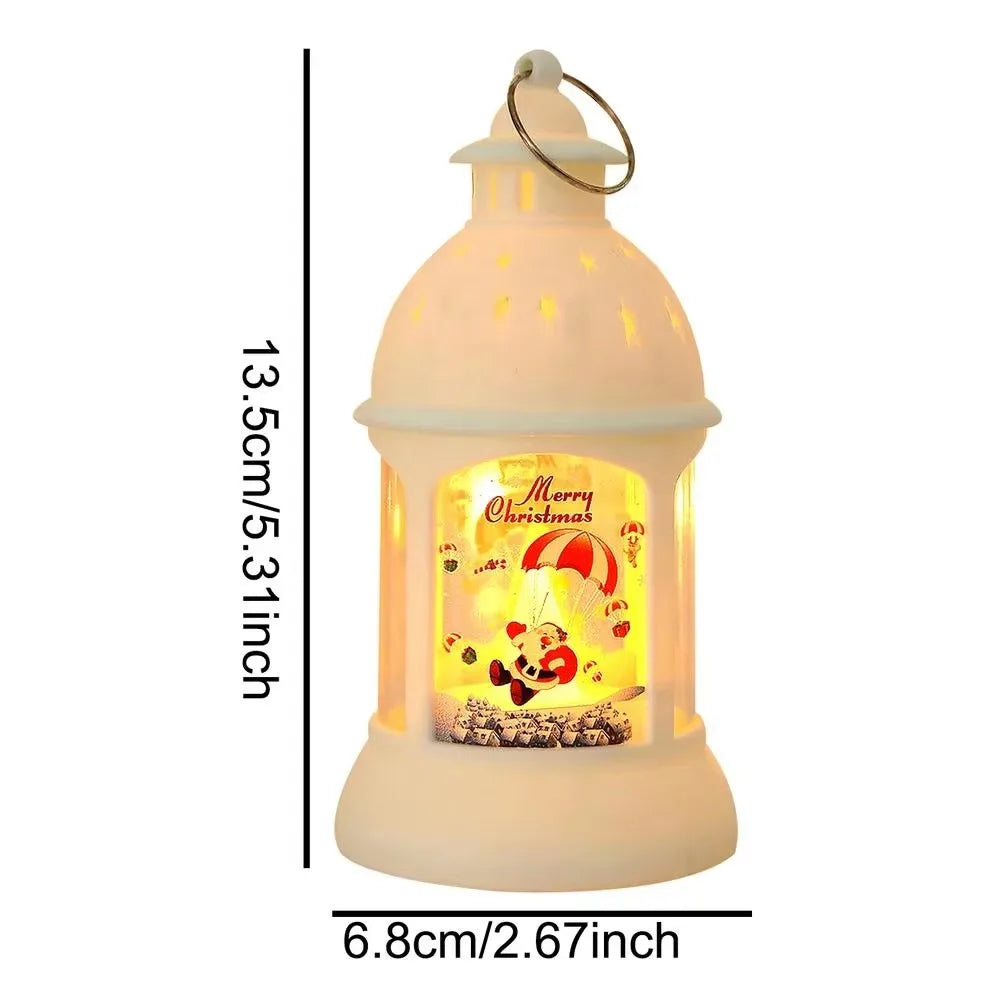 Bring the North Pole Home Adorable LED Snowman & Santa Lanterns for Pure Christmas Vibes! Let It Glow! Festive Christmas Lanterns with Santa & Snowman ,The Cutest Gift This Holiday! , Magical Christmas Lanterns That Light Up