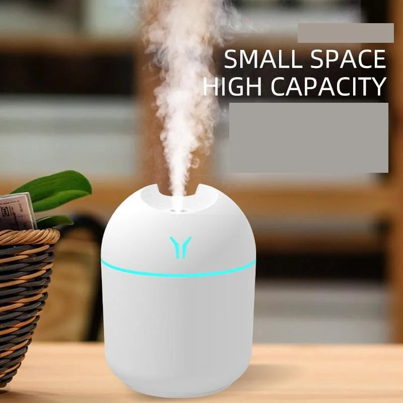 High Quality 2026 Edition Home car 250ML USB aromatherapy essential oil diffuser mini air humidifier ultrasonic mute fogger diffuser with LED lights
