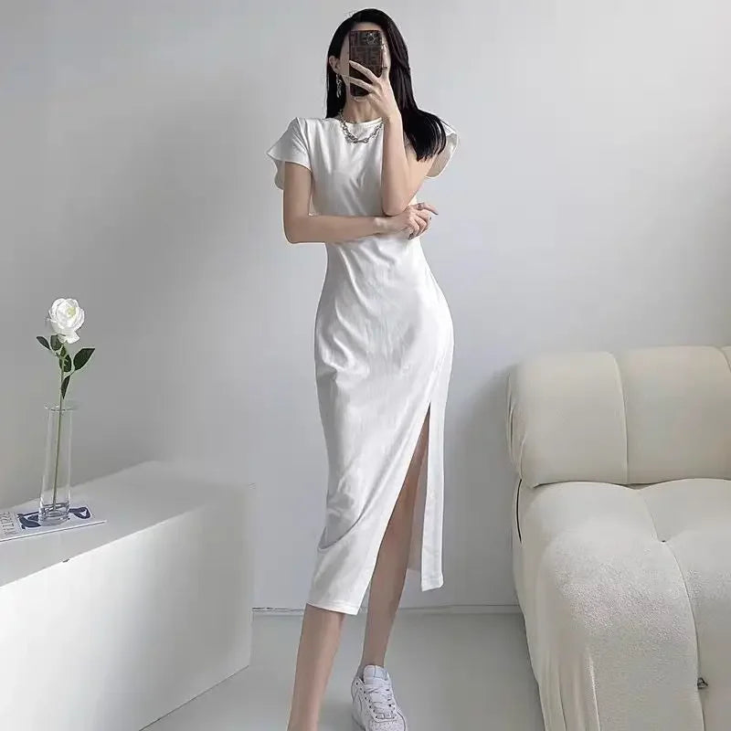 Luxury Cotton White Dress 2026 Pretty, Slimming & Effortlessly Stylish for Modern Women White or Black Midi Dress  Elegant, Premium & Perfectly Feminine for Every Occasion