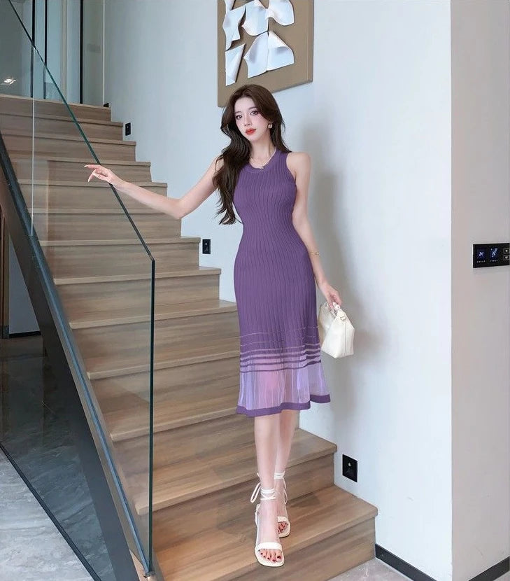 Boho Glam 2026 Sleeveless Crochet Midi Dress for Trendy Women Who Love Comfort & Style Luxe Sexy Crochet Knitted Midi Dress Breathable, Premium & Effortlessly Chic