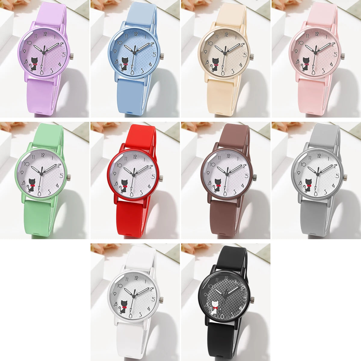 Luxury Casual Wristwatch for Stylish Women, High-Quality Ladies Quartz Watch Perfect Gift, Look Fashion Forward Every Day with Premium Silicone Strap Quartz Watch