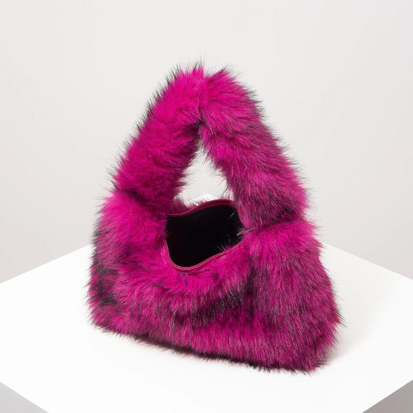 Premium Plush 2026  Hobo Handbag Sexy, Trendy & Perfect for Vacation or Daily Glam , Fuzz Shoulder Bag High-Quality, Cute & Dopamine-Style Chic