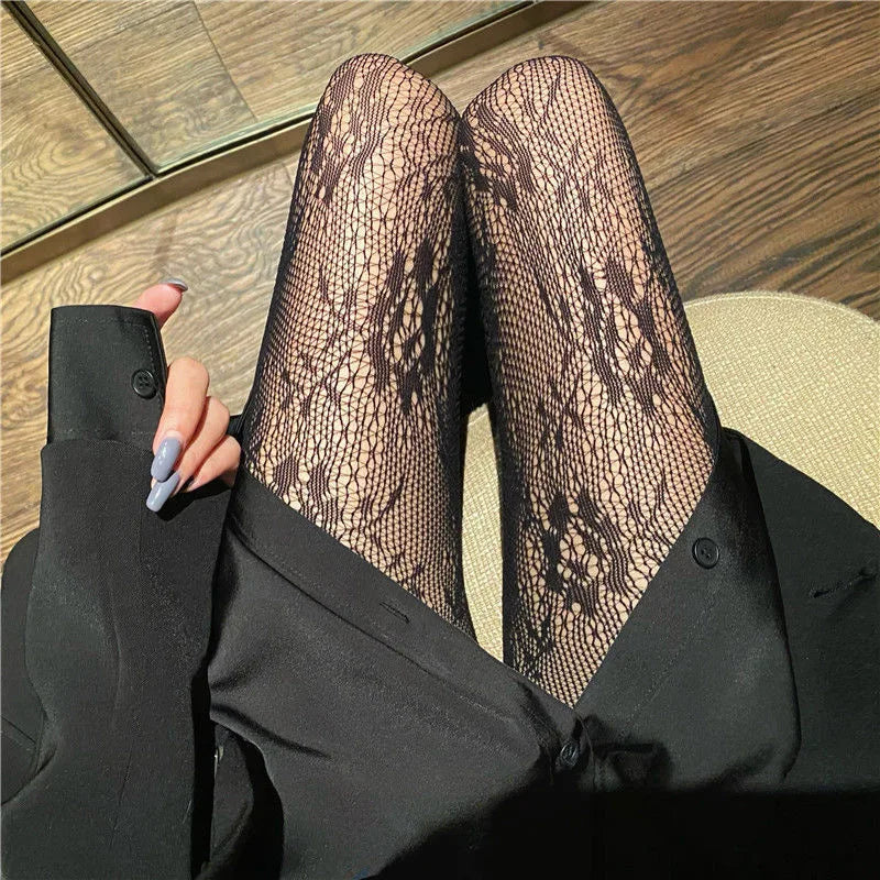 2026 Premium Quality Lolita Bow Fishnet Tights for the Ultimate 2026 Glow Up!, Kawaii Gothic Lace Pantyhose That Scream Confidence & Charm!, Flirty, Fearless & Fabulous, Hollow Out Lace Tights That Define Desire 💋
