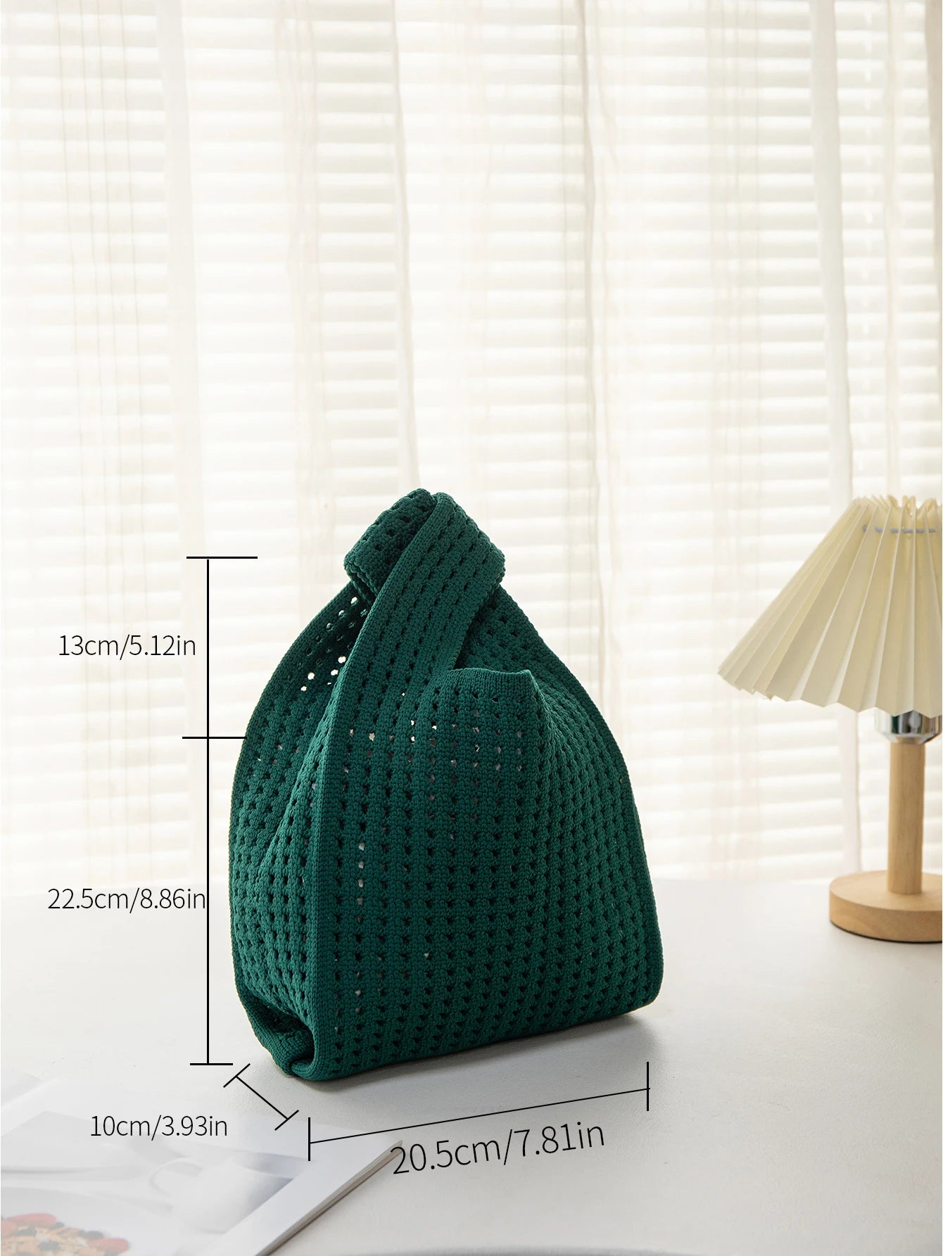 Handmade Knit Wrist Bag Cute, Trendy, Premium Mini Knot Tote Stylish, Colorful & Perfect for Daily Outings