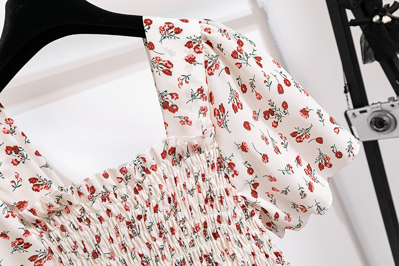 Fashion 2026 Paris Floral Printed Midi Dress for Everyday Glam & Brunch Vibes, Floral Printed Midi Dress for Everyday Glam & Brunch Vibes, Romantic & Classy Premium Quality Meets Pure Femininity