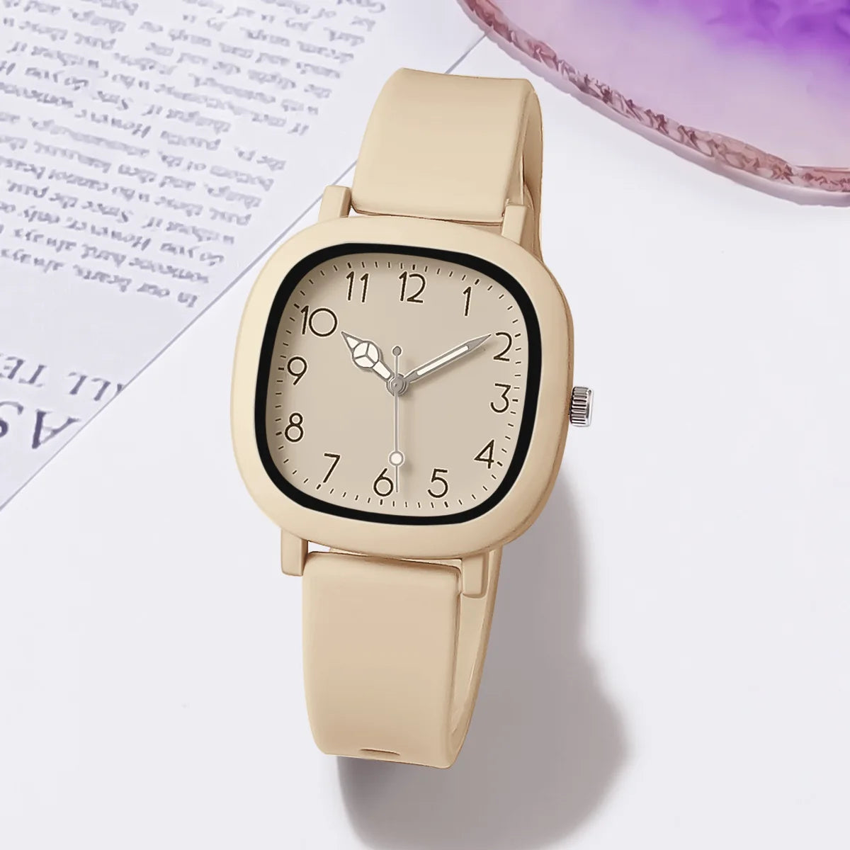 Premium 2026 Women’s Quartz Watch with Soft Silicone Strap, Premium Women’s Quartz Watch with Soft Silicone Strap, Premium Style Watch Sleek, Chic & Perfect for Every Occasion
