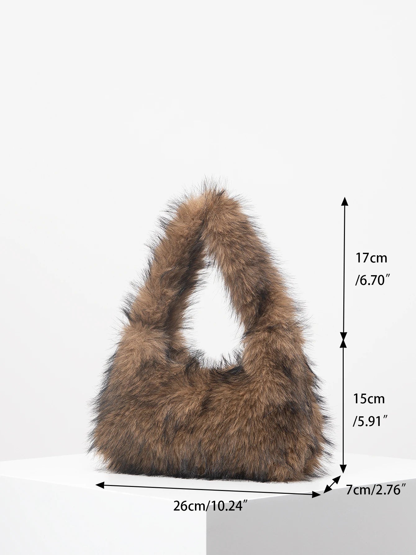 Premium Plush 2026  Hobo Handbag Sexy, Trendy & Perfect for Vacation or Daily Glam , Fuzz Shoulder Bag High-Quality, Cute & Dopamine-Style Chic