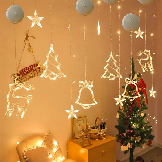 Magical Christmas Lights for Every Window, Wall, and Tabletop Let Your Home Glow! , Turn Your Home Into a Winter Wonderland Hanging Lights, Lamps 

Bring the magic of Christmas and New Year into your home with our all-in-one