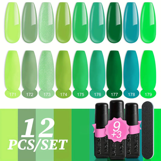 Complete 13pcs Gel Kit for Stunning 2026 Manicures!, 2026 Gel Nail Set with Base, Glossy & Matte Top Coats, Create Trendy 2026 Nail Looks 13pcs Gel Polish Kit for DIY Nail Art!, 13pcs Gel Nail Kit with Glossy & Matte Top Coats!