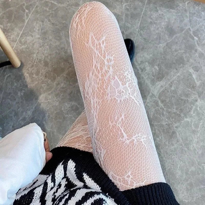2026 Premium Quality Lolita Bow Fishnet Tights for the Ultimate 2026 Glow Up!, Kawaii Gothic Lace Pantyhose That Scream Confidence & Charm!, Flirty, Fearless & Fabulous, Hollow Out Lace Tights That Define Desire 💋