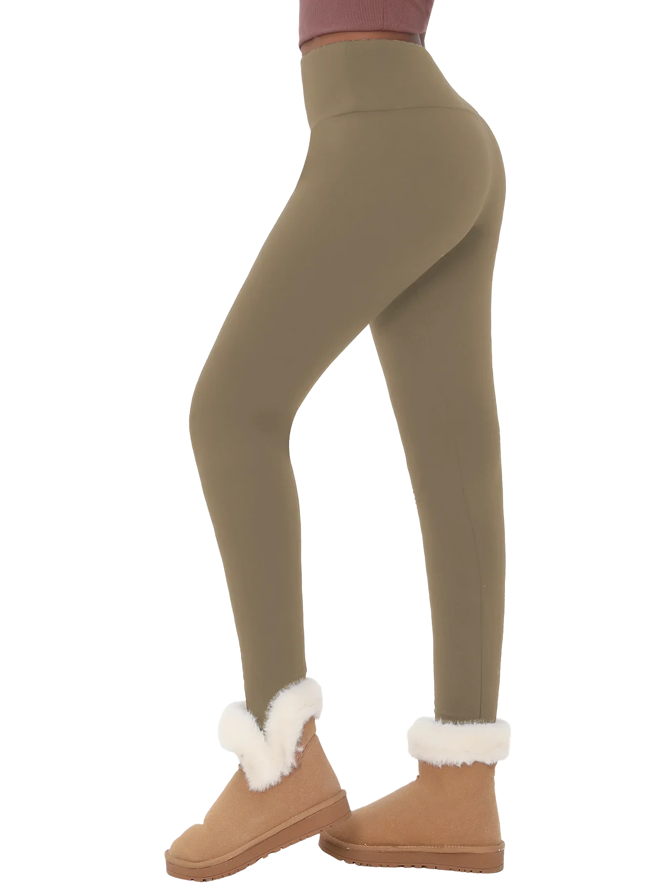 High Quality 2026 Winter Edition Womens Thermal Fleece Lined High Waisted Leggings. Workout Winter Warm Thick Tights Soft Yoga Pants