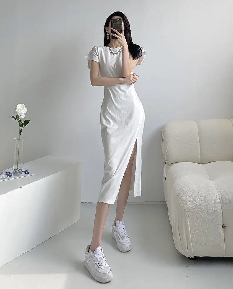 Luxury Cotton White Dress 2026 Pretty, Slimming & Effortlessly Stylish for Modern Women White or Black Midi Dress  Elegant, Premium & Perfectly Feminine for Every Occasion