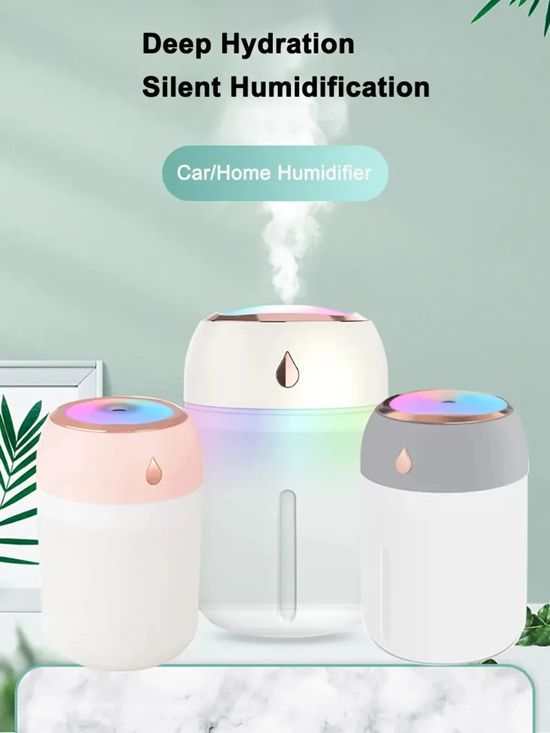High Quality 2026 Xiaomi Mini Car Portable Air Humidifier Electric Aroma Diffuser LED Cool Light Mist For Home Car Aromatherapy Plant Purifier