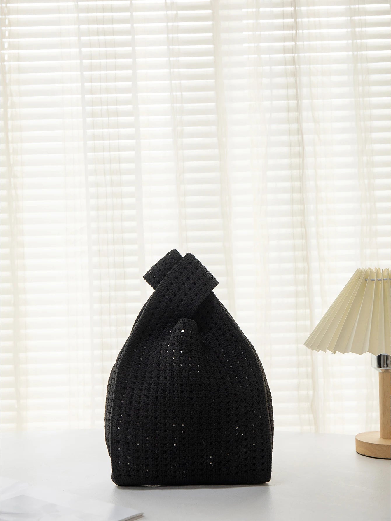 Handmade Knit Wrist Bag Cute, Trendy, Premium Mini Knot Tote Stylish, Colorful & Perfect for Daily Outings