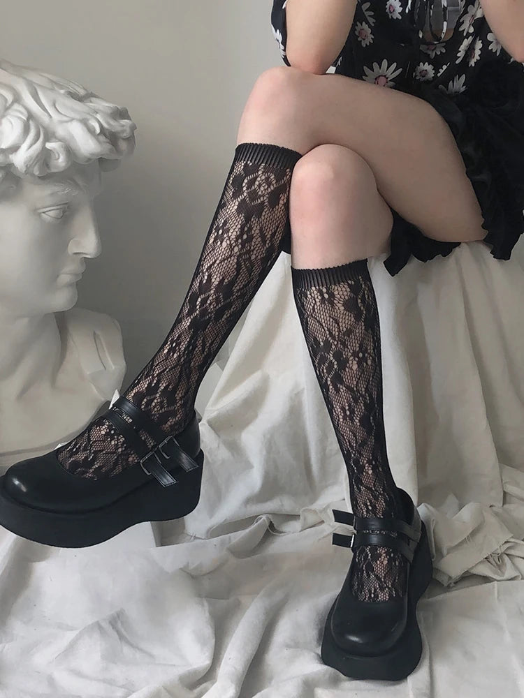 Luxury Lace Socks That Make Every Outfit Look Adorable & Classy, 2026 Must Have! Trendy Lace Tube Socks for That Perfect Sweet Girl Aesthetic, Step Into Kawaii Elegance Soft Lace Calf Socks Every Girl is Obsessed With