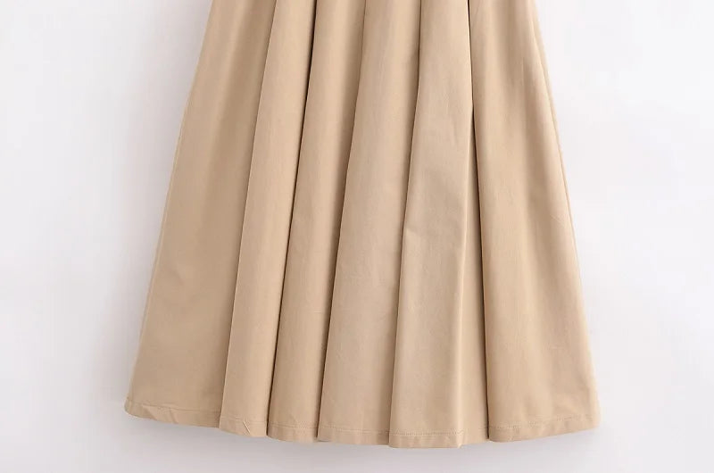 Premium Pleated Midi Dress Sexy, 2026 Elegant & Belted to Shape Your Perfect Silhouette Summer Luxe Sleeveless Knit Midi Dress with Chic Belt & Party Ready Pleats