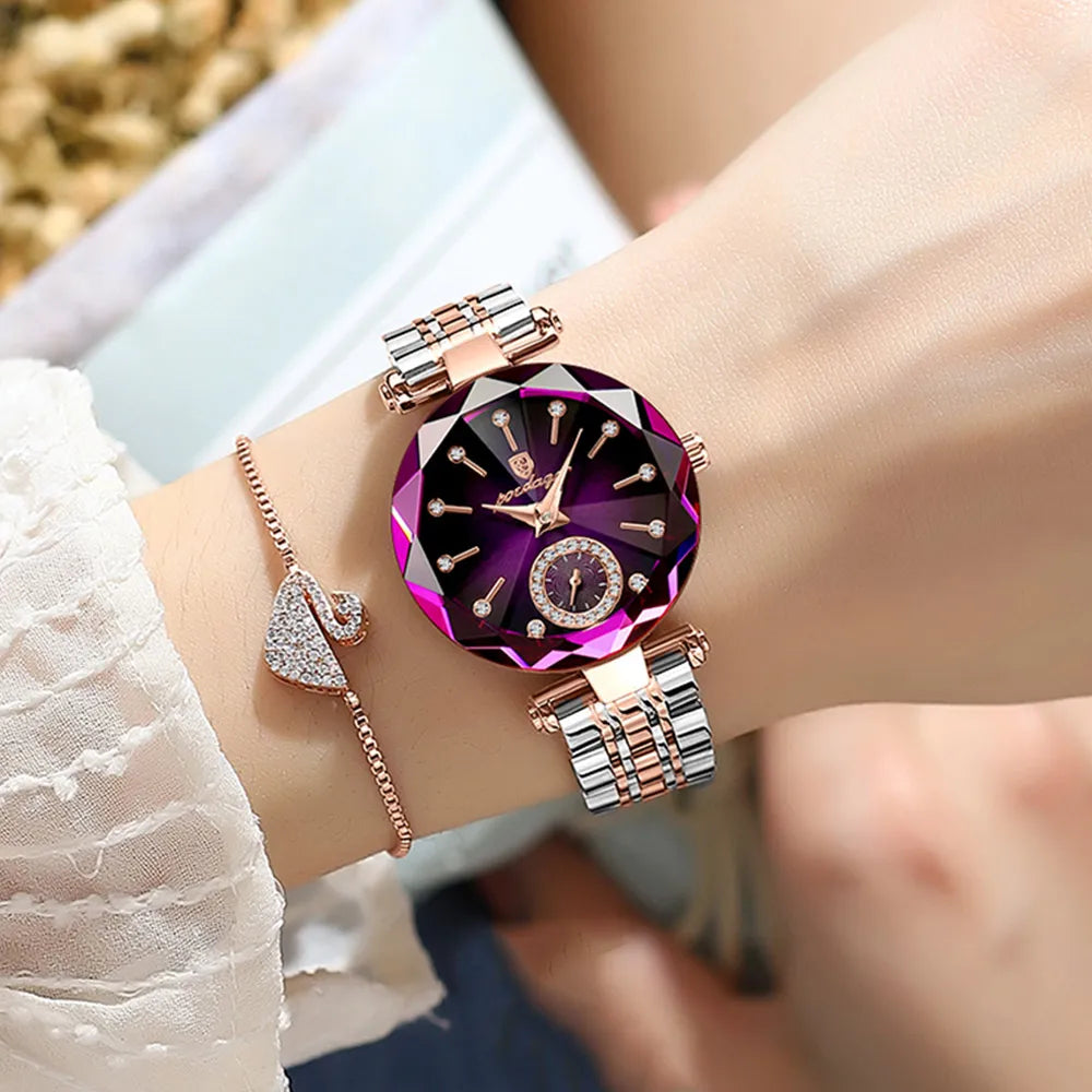 Luxury Premium 2026 POEDAGAR Luxury Elegant Ladies Wristwatch Waterproof Stainless Steel Watch for Woman Simple Casual Dress Women's Quartz Watches