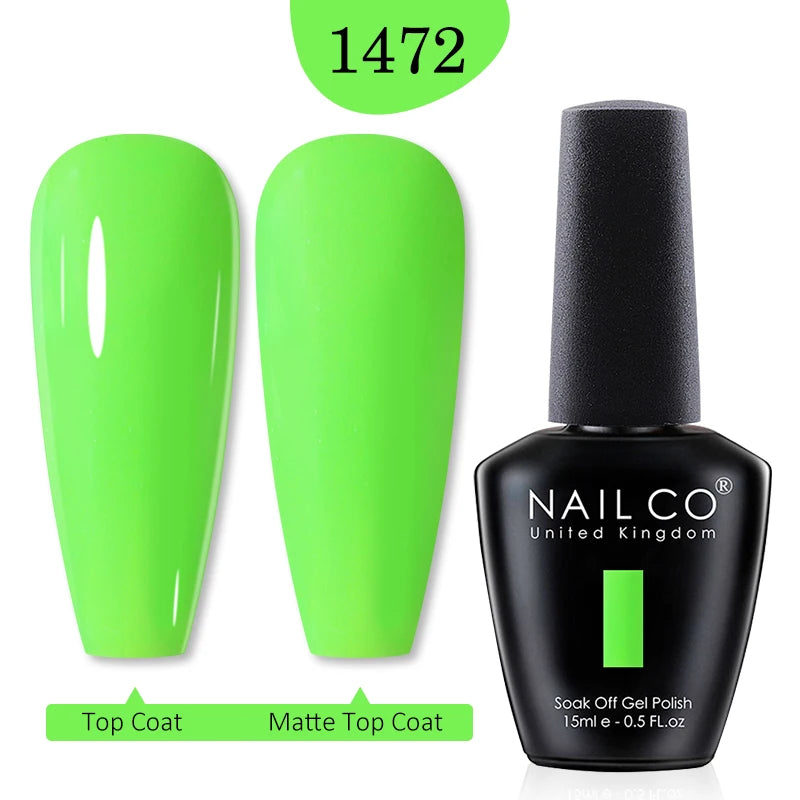 NAILCO Gel Polish 15ml Red & Pink 2026 Style Nails, Soak-Off Gel Polish for Long-Lasting, Flawless, Transform Your Nails with NAILCO Gel Polish Shine, Slay & Stay Perfect! Trendy 2026 Colors,