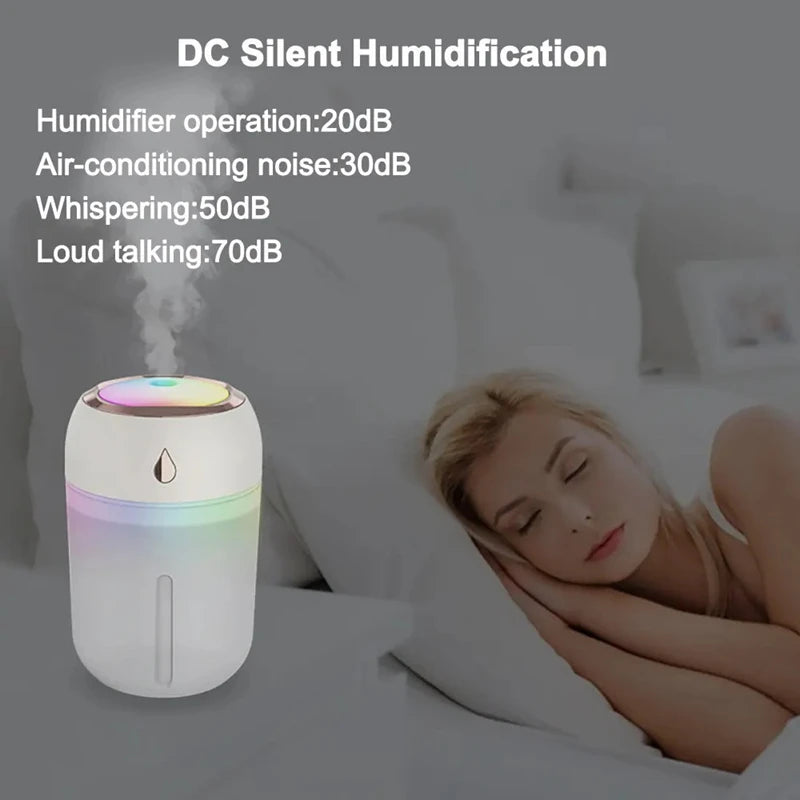 High Quality 2026 Xiaomi Mini Car Portable Air Humidifier Electric Aroma Diffuser LED Cool Light Mist For Home Car Aromatherapy Plant Purifier