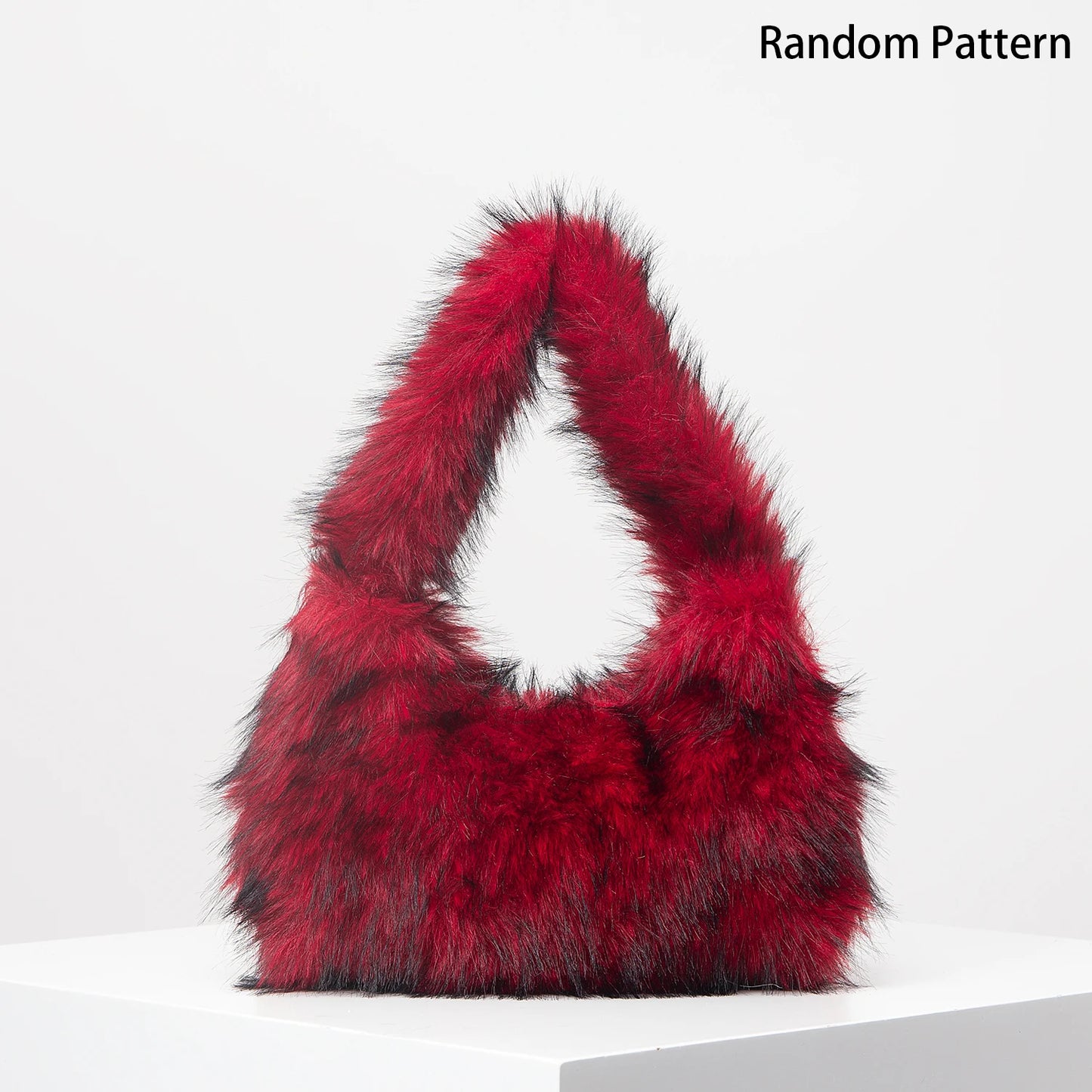 Premium Plush 2026  Hobo Handbag Sexy, Trendy & Perfect for Vacation or Daily Glam , Fuzz Shoulder Bag High-Quality, Cute & Dopamine-Style Chic