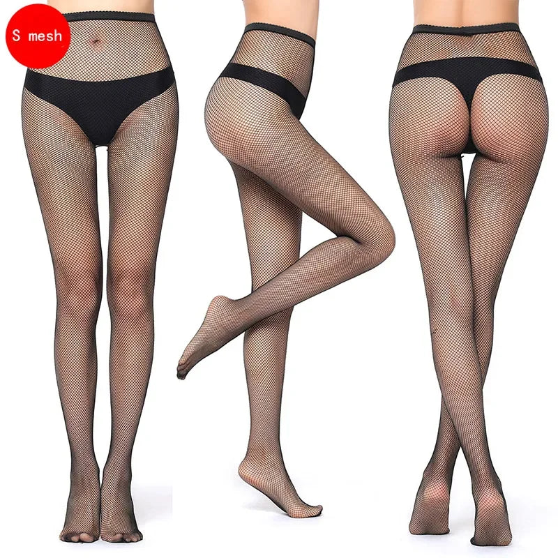 Hollow Out Sexy Pantyhose 2026 Fashion Black Women Fashion Tights Fishnet  Stockings Club Party Hosiery Female Lingerie Girls Thigh Mesh Sock