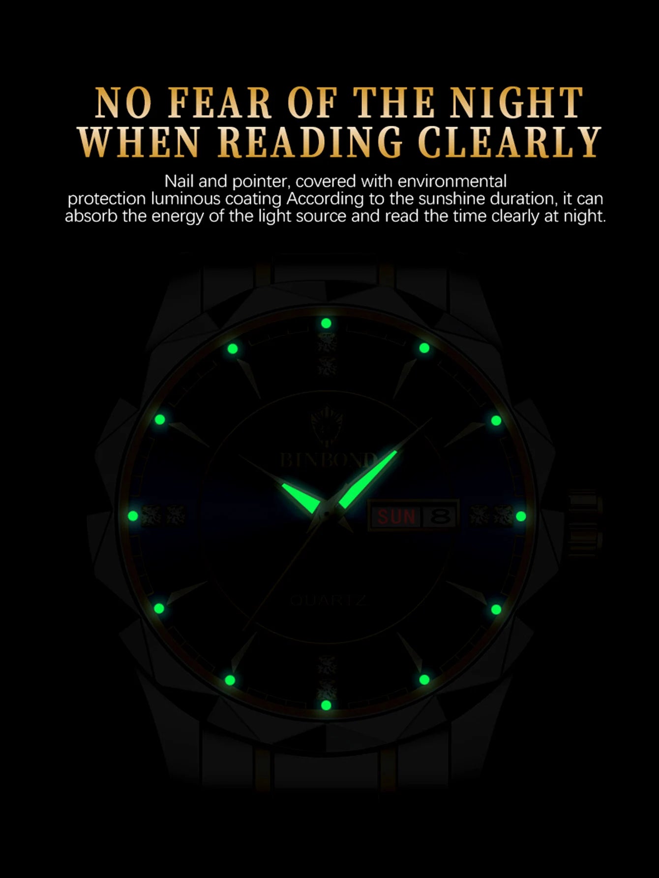 BINBONG Quality Premium High Women Watches Luxury Fashion Ladies Quartz Watch Waterproof Luminous Date Stainless Wristwatch Girlfriend Lovers Gift