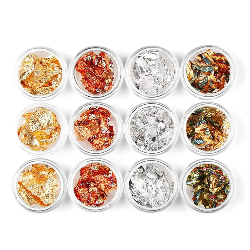 Nail Art DIY Kit for Every Mood Shine, Sparkle, Slay Complete 2026, Salon Perfect Nails in Minutes Stickers, Gold Foil & Glitter, Create Stunning Nail Designs Stickers, Glitter & Rhinestones