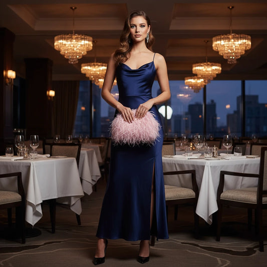 High Quality, Vibrant & Premium Plush Candy-Colored Clutch Luxurious, Sexy & Perfect for Dinner or Party