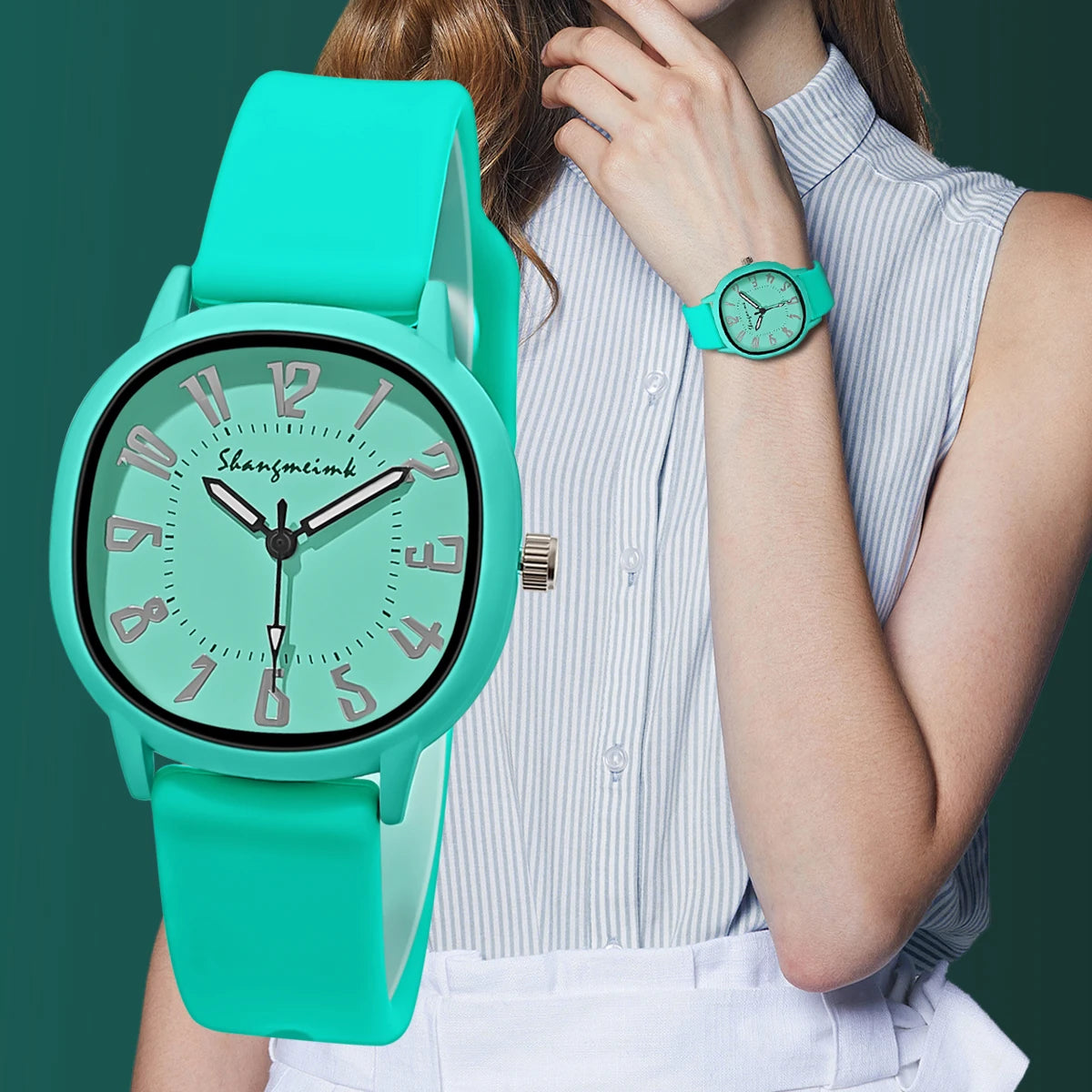 Trend Alert! .. 2026 Luxe Glow! Fashion Women’s Silicone Quartz Watch Sleek, Sexy & Built to Shine Premium Silicone Strap Quartz Watch Elegant, Lightweight, and Totally Irresistible
