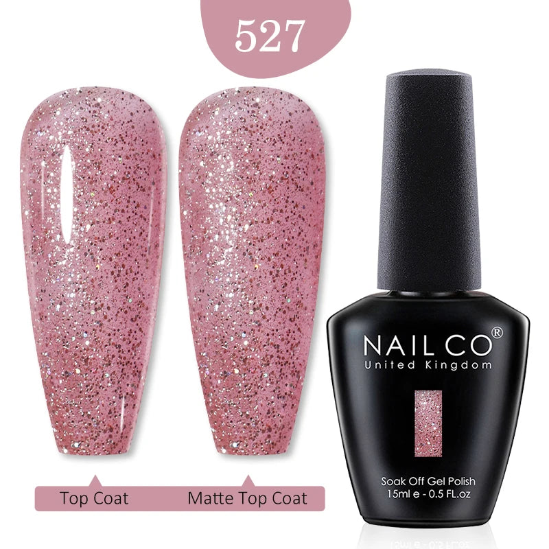 NAILCO Gel Polish 15ml Red & Pink 2026 Style Nails, Soak-Off Gel Polish for Long-Lasting, Flawless, Transform Your Nails with NAILCO Gel Polish Shine, Slay & Stay Perfect! Trendy 2026 Colors,
