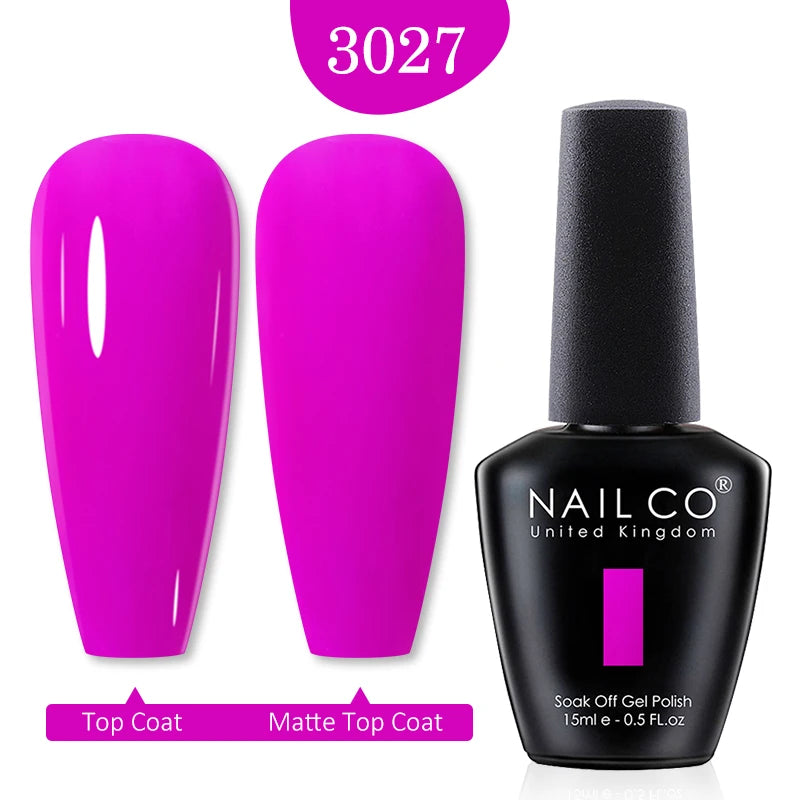 NAILCO Gel Polish 15ml Red & Pink 2026 Style Nails, Soak-Off Gel Polish for Long-Lasting, Flawless, Transform Your Nails with NAILCO Gel Polish Shine, Slay & Stay Perfect! Trendy 2026 Colors,