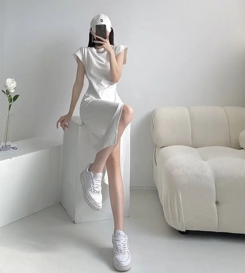 Luxury Cotton White Dress 2026 Pretty, Slimming & Effortlessly Stylish for Modern Women White or Black Midi Dress  Elegant, Premium & Perfectly Feminine for Every Occasion