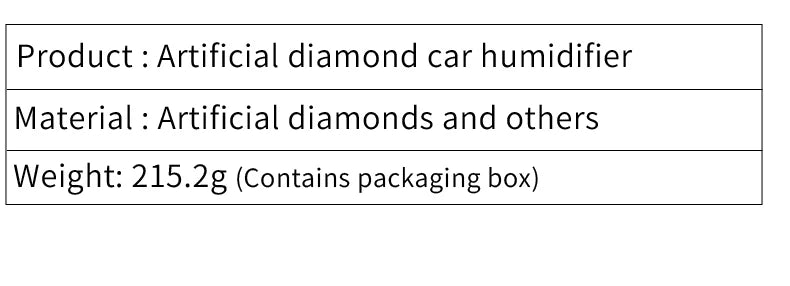 New Luxury Car Diffuser  High Quality 2026 Edition Humidifier with LED Light Diamond Auto Air Purifier Aromatherapy Diffuser Air Freshener Auto Accessories